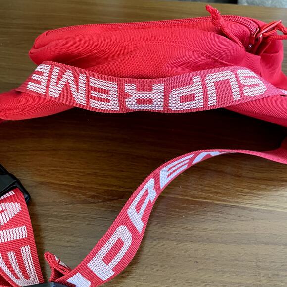 Authentic Supreme SS18 Red Waist Bag - Picture 9 of 10